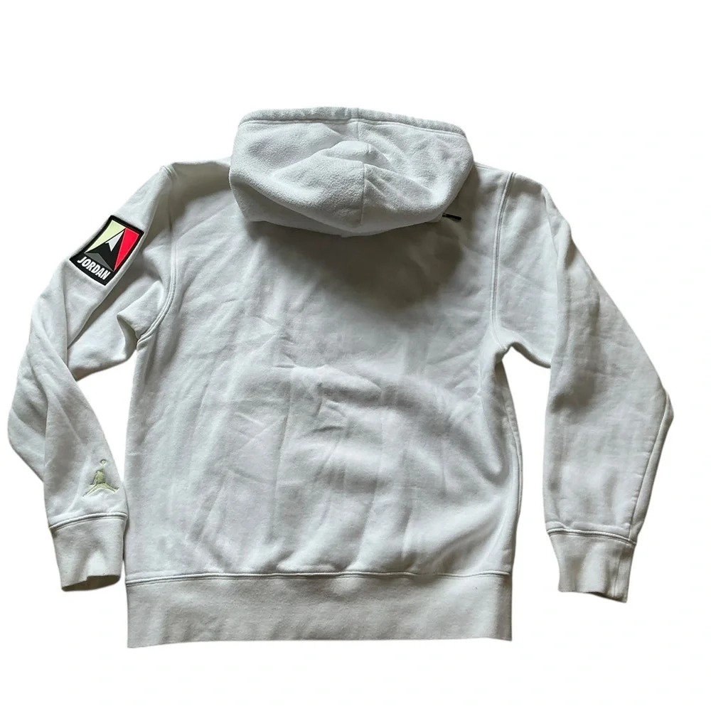 Nike Jordan size small white hoodie utility mountainside fleece sweatshirt